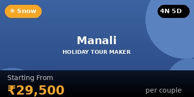 Manali Special Honeymoon Packages 4 Night 5 Days